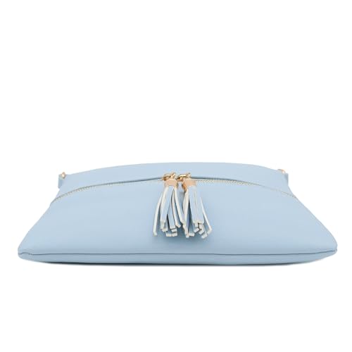Image of Lightweight Medium Crossbody Bag with Tassel