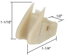 C.R. LAURENCE FS152B CRL Window Channel Balance Bottom Guides - Bulk 50/Pk