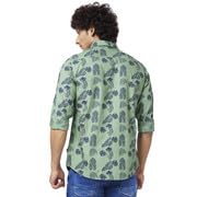 Image of Spykar Men's Slim Fit N /A Full Sleeve Printed Casual Shirts