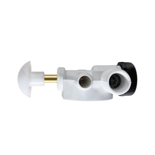Image of 385314349 RV Water Valve Replacement Kit - Durable Anti-Leak Design for Camper, Trailer & Boat Pedal Flush Toilets, Freeze-Resistant Construction with 1 /2 inch NPT Connections