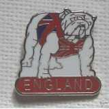 ENGLAND BULLDOG BRITANNIQUE-GIFTS ÉPINGLETTE ÉMAILLÉE