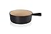LE CREUSET Service à Fondue en Fonte émaillée, 24 cm, 3,3 litres, Noir Mat