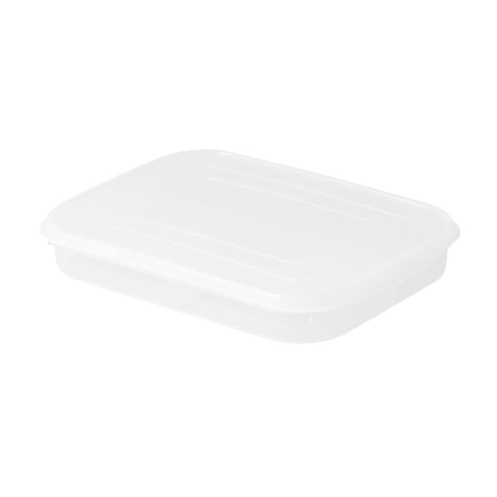 Buxuaaaa Clear Kitchen Food Storage Container with Lid Dustproof Clean Keeping for Meat Garlic Box Large Capa Food Storage Boxes with Lids for Kitchen Fridge Meat