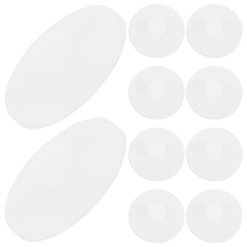 FONDOTIN 10個 ビッグベリーカップ 漏れ防止蓋 こぼれないボトルプラグ シリコンボトルキャップ 水筒の栓の交換 White