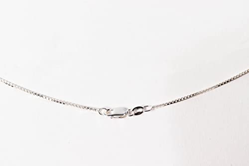 CRAFT WIRE 925 Sterling Silver Very Thin 0.7mm Box Chain Necklace Made in ITALY4