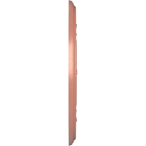 Image of Ekena Millwork CMP10BAFCP Baltimore Thermoformed PVC Ceiling Medallion (Fits Canopies up to 4 1 /4 inch), 10 inchOD x 3 1 /2 inchID x 3 /4 inchP, Universal Pearl Metallic Champagne Pink