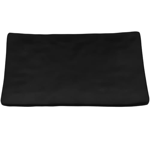Plato rectangular para sushi estilo japonés VICASKY 8 pulgadas negro mate miniatura 1