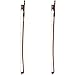 Vaguelly 2Pcs Violin Bow Replacement Wood Made Bow with Natural Horsetail Hair for Violins Accessory for Students and Music Lovers
