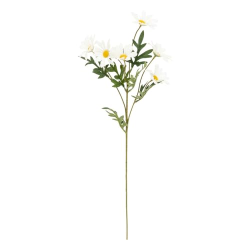 JJA - Tige Artificielle Marguerite Tissu 60CM Blanc