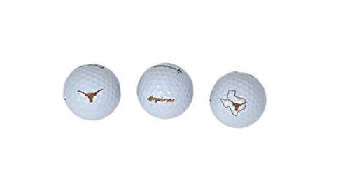 Texas Longhorns (Officially Licensed) 3 Pack Taylormade Golf Balls #TOP14