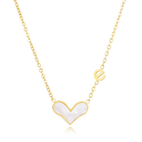 Cœur en or pour femme cadeau de Saint-Valentin romantique