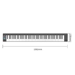 Piano pliable progressif 88 touches rechargeable connecté à l’application Bluetooth pour jouer un instrument de musique… - Les Beatles, Paul McCartney, John Lennon, RIngo Starr, George Harrison Piano pliable progressif 88 touches rechargeable connecté à l'application Bluetooth pour jouer un instrument de musique… – Image 3