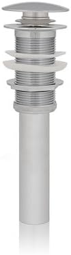 Chrome 1 5/8" Pop-up Drain No Overflow for Vessel Sinks