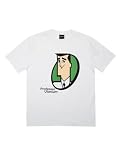 Bioworld Powerpuff Girls Professor Utonium Crew Neck Short Sleeve White Adult T-Shirt-Large