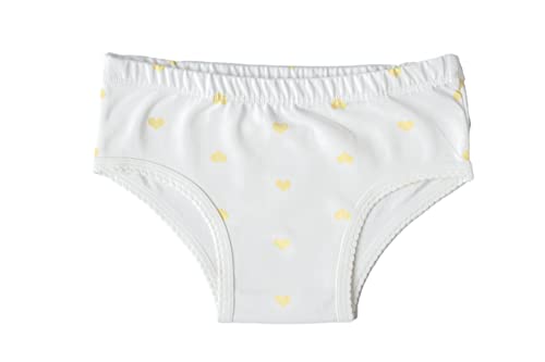 ORGANICKID Girls Organic Cotton Underwear GOTS Certified Kids Toddler Briefs Pack of 33