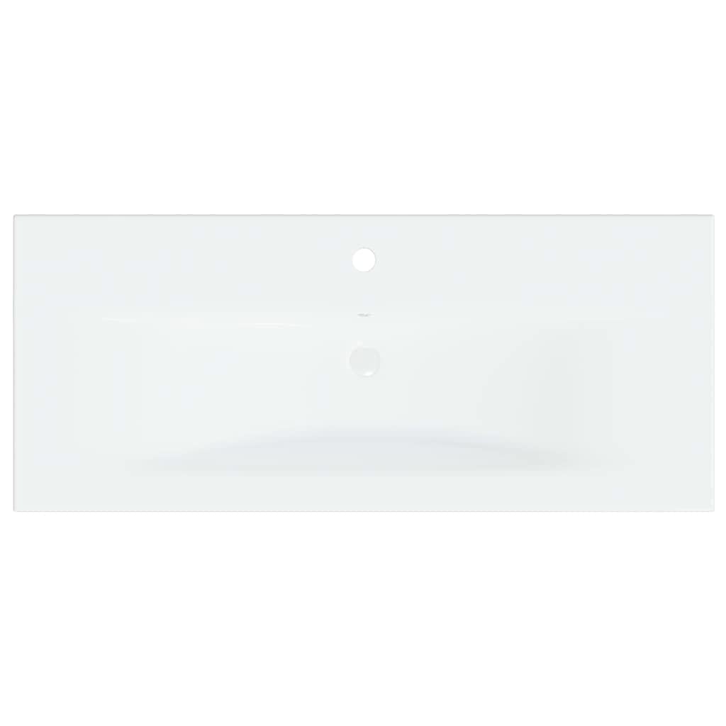 Lavabo Empotrado con Grifo cerámica 91x39x18 cm,Lavabos y fregaderos,Lavabos,21.7kg-148626