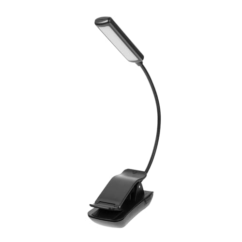 ORFOFE Night Light Clamp Rechargeable Reading Light for Books and Music Sheets