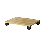 meuble cd teck L'apparence est simple et belle, avec des patins en acier inoxydable, qui protègent le sol des rayures et ne sont pas faciles à secouer et à déformer.