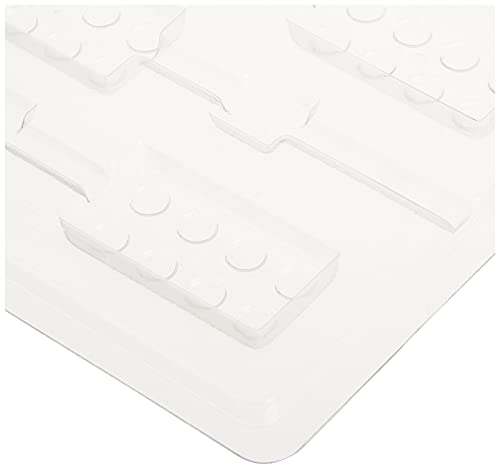 Cybrtrayd Life of the Party Building Blocks Construction Lolly Kids Candy Mold in Sealed Protective Poly Bag Imprinted with Copyrighted Cybrtrayd Molding Instructions Chocolate