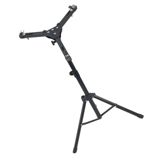 Support de tambour muet en fer et ABS noir haute résistance