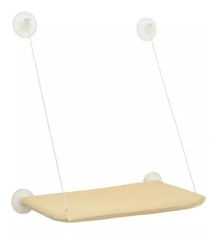Cama Suspensa de Janela Caminha para gatos com ventosa sacada meu pet 40cm x 67cm Confortavel