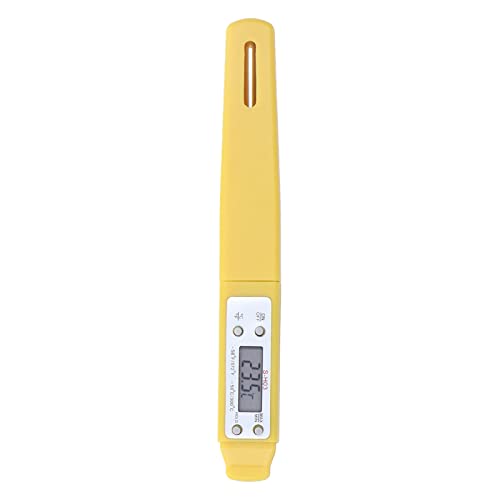 Akozon Digital Food Thermometer Automatic Calibration Pen High Accuracy Electronic Pocket Thermometer Yellow Home and Family Appliance and Decor