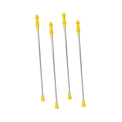 lurrose 4個 農業用ステンレススチール噴霧器ポール 伸縮式ガーデニングスプレーロッド 耐久性と安定性を備えた園芸用散水用アクセサリー