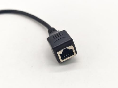 Conector M12 de 4 pines a RJ45 con codo de 90 grados para ahorrar espacio en paneles 6