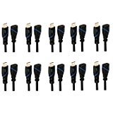 Image of C&E CNE518299 HDMI Extension Cable Male to Female (Pack of 10, Black)