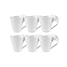 Villeroy & Boch NewWave Caffe Mugs, Set of 6, Premium Porcelain, Made in Germany, 10 oz Capacity, White