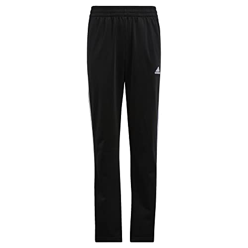 adidas Boys' Plus Size Tricot Jogger Pants, Iconic Adi Black, Small (8 Plus)