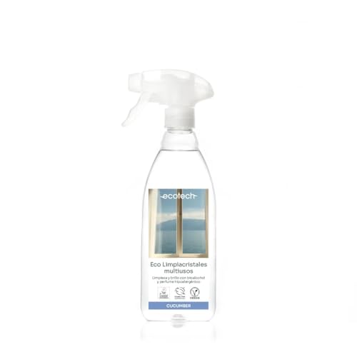 Ecotech -Limpiador Multiusos Ecológico, Fragancia Frutal, Cucumber, Multisuperficies y Cristales Brillantes - 750 ml
