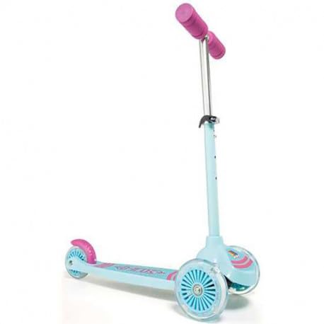 M MOLTO Patinete Scooter con Luces Rosa