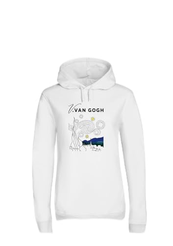 Sweat à capuche Inspire Line Art Van Gogh BCWW34B DG : coupe premium