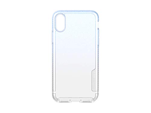 Coque iPhone X Tech21 Pure Shimmer bleue accessoire de protection rigide - 2