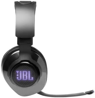 JBL Quantum 400 Wired Over-Ear Gaming Headset with Microphone and RGB, Multi-Platform Compatible, in Black