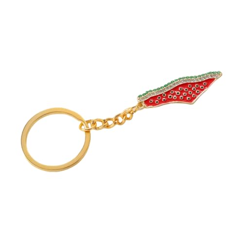 Versatile Watermelon Key Holder Alloy Keyring Portable for Keys and Bags