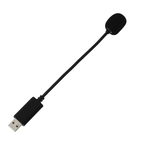 POPETPOP Microphone Condensateur USB Flexible avec Bras Col de Cygne Micro PC Bureau pour Conférence Streaming et Cours Ligne de Bruit Intégrée