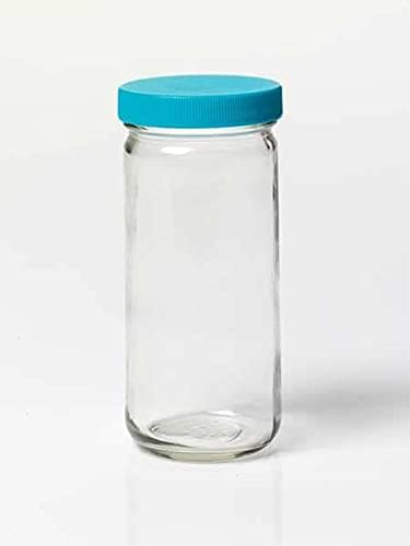 Wide Mouth Round Precleaned/QC Bottle, Sampling, Glass, 250 mL, Clear, 12 PK