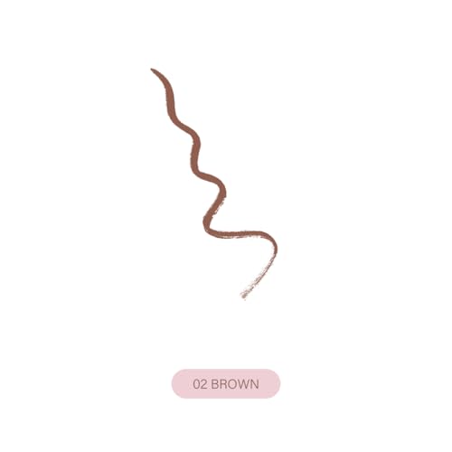 Image of Pinkflash Pro Touch Pencil Eyeliner-02 Brown for women, Long lasting, waterproof & smudgeproof, High pigment creamy gel texture, ultra slim silky tip, one stroke forming, 0.1gm
