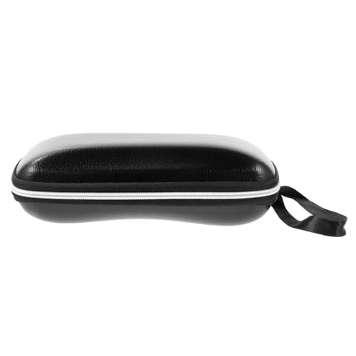 VANZACK Leather Eyeglasses Case Portable Anti-pressure Scratch-proof Glasses Holder Zipper