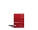 Zequenz Classic 360 Soft Cover Notebook, Soft Bound Journal, Small, 4" x 5.5", 200 sheets / 400 pages, Squared, Grid pattern, Graph premium paper (red)