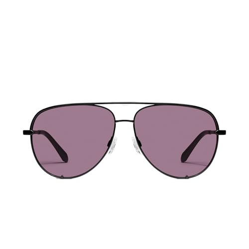 QUAY - Sunglasses for Men & Women, Oversized Aviator Lenses with UV Protection (High Key Extra Large, Black/Amethyst)2