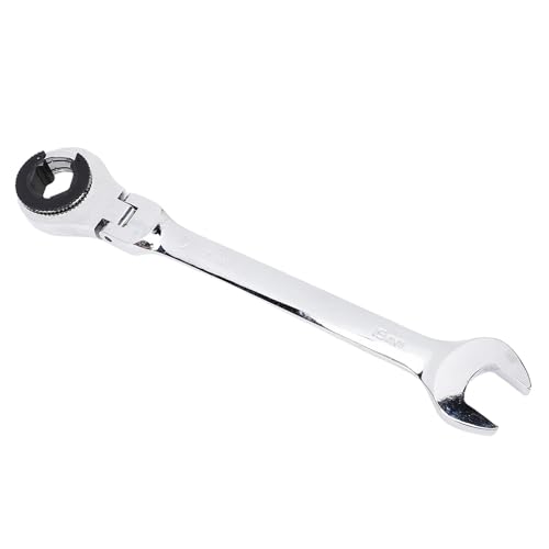 Clé à cliquet à tête ouverte 19 mm SEAFRONT en acier CRV orientable - 8