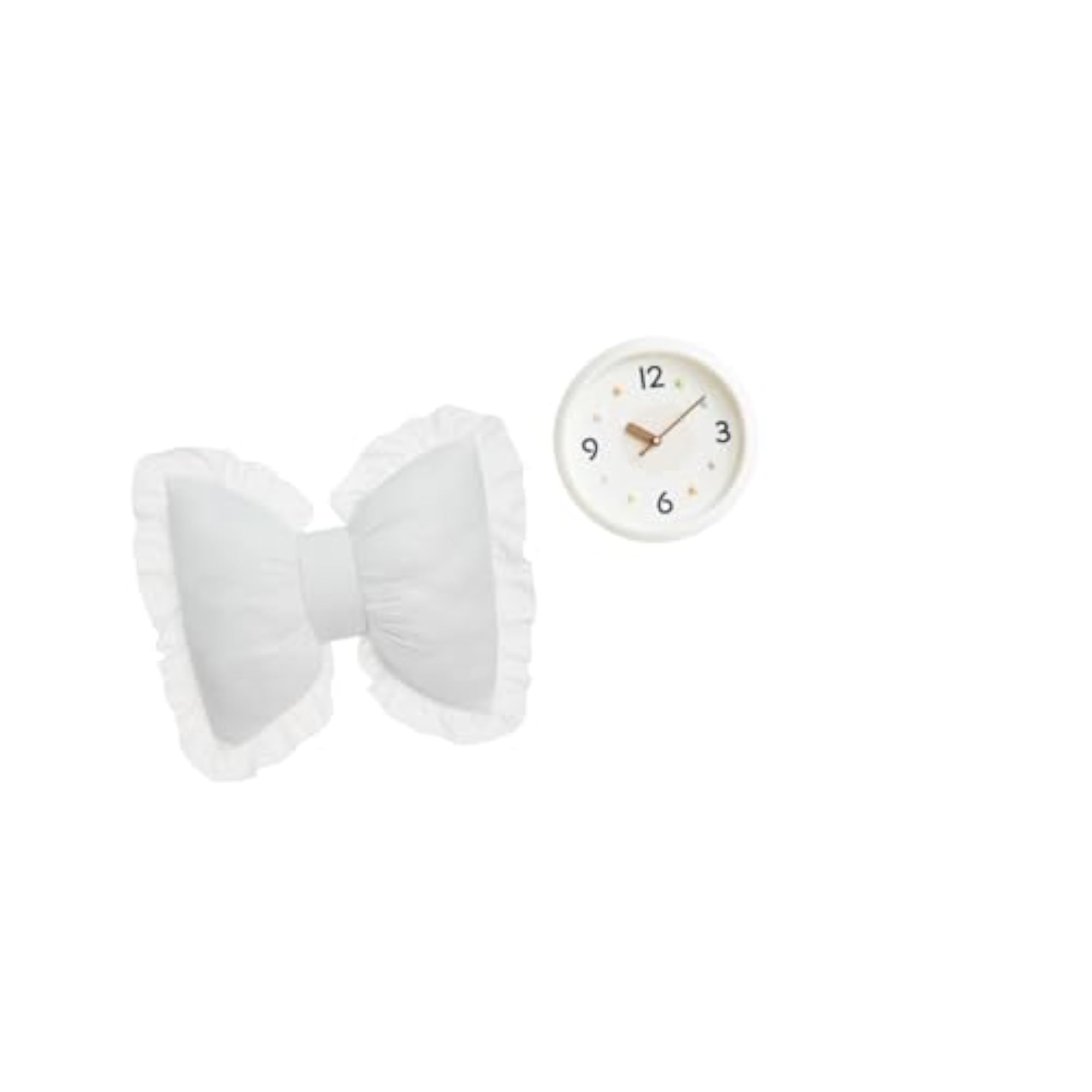 Modern Cushion and Decorative Wall Clock for Study Room