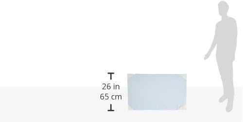 Blue Cotton Percale Toddler Cot Sheet with Elastic Straps
