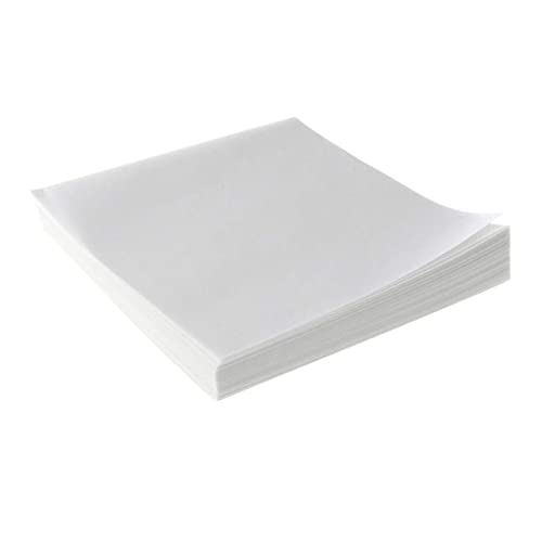 OUNONA 500 Sheets Weighing Paper Dish Paper Cellulose Weighing Paper Measuring Tape Paper for Samples Transfer Weigh Paper Non-Absorbent Paper Scale Paper Weighting Sensor White