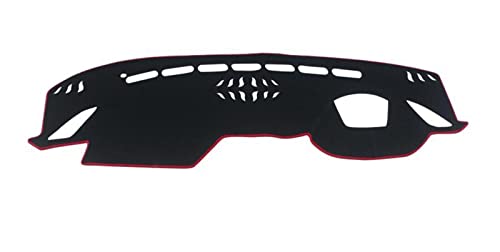 Funda para salpicadero Mazda 6 con elegante acabado y borde rojo