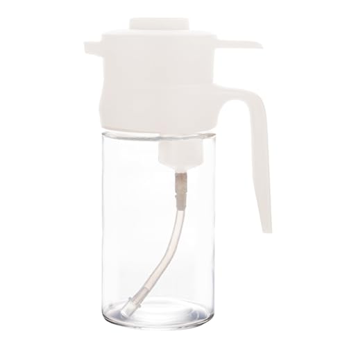 Dispensador de aceite y pulverizador para cocinar, botella de vidrio con pulverizador de aceite, utensilios de cocina para freidora de aire, botellas para cocina, dispensador de vidrio de 16.9 onzas
