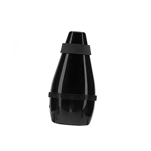 HANABASS Lightweight Black Plastic Trumpet Practice Mute Reduces Volume for Quiet Practice Sessions Compact for Musicians and Students